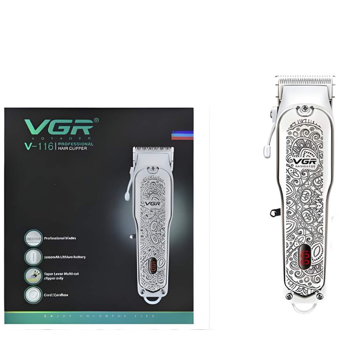 Tagliacapelli Professionale V-116 Silver a Batteria