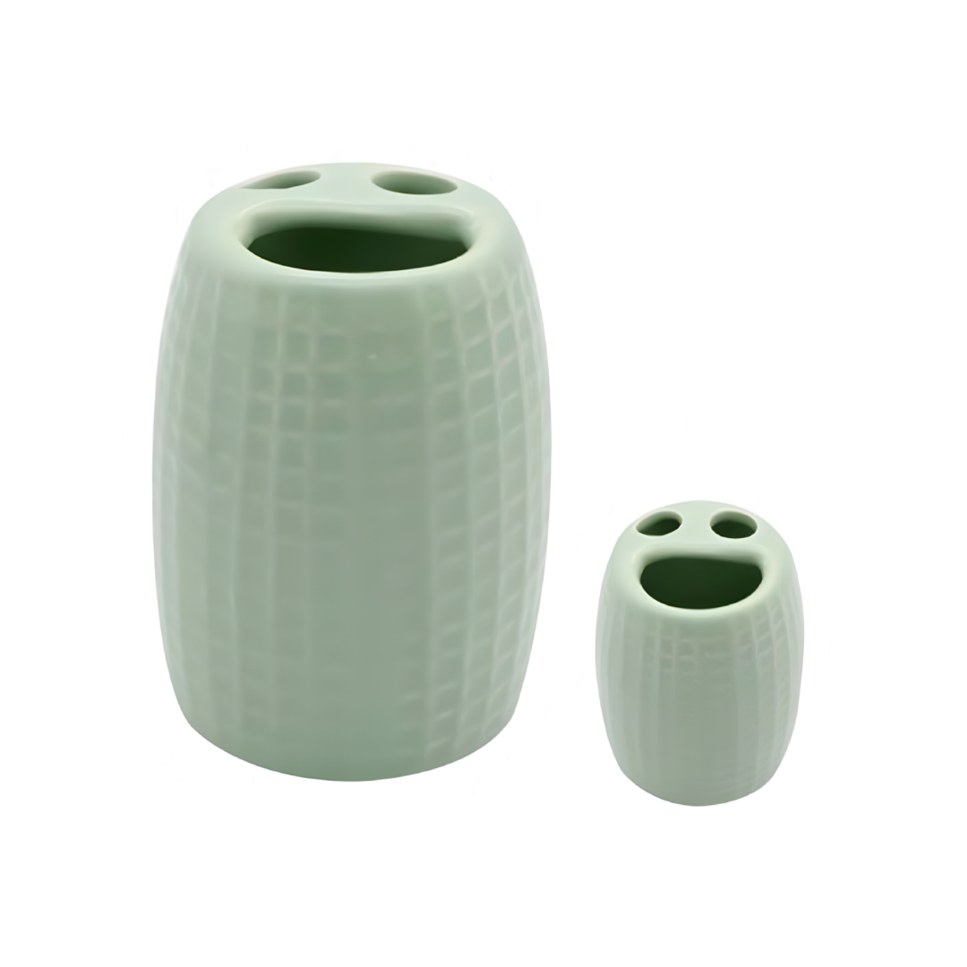 Portaspazzolino in Ceramica L.Cubic