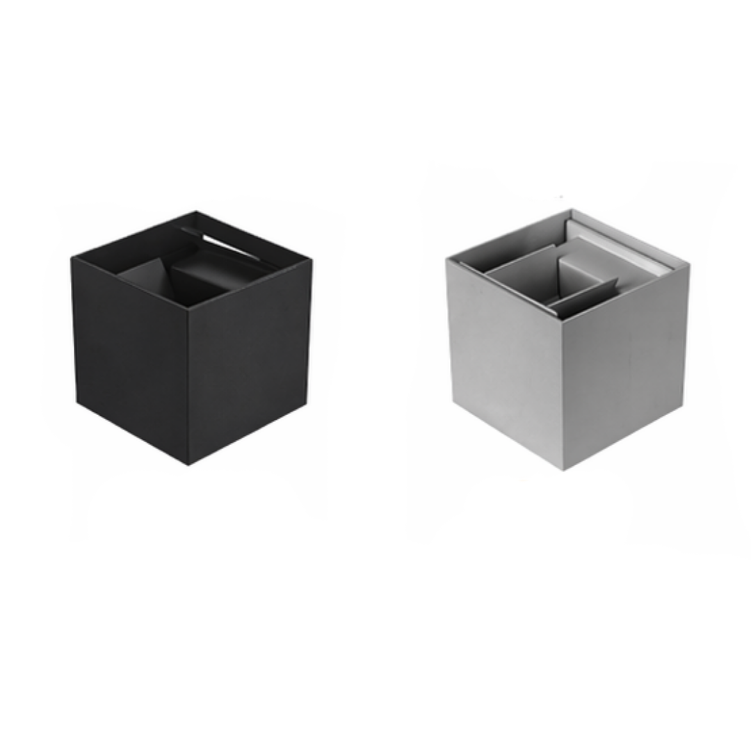Applique LED da esterno 12W IP65 fascio regolabile nero/grigio 3000K-6500K