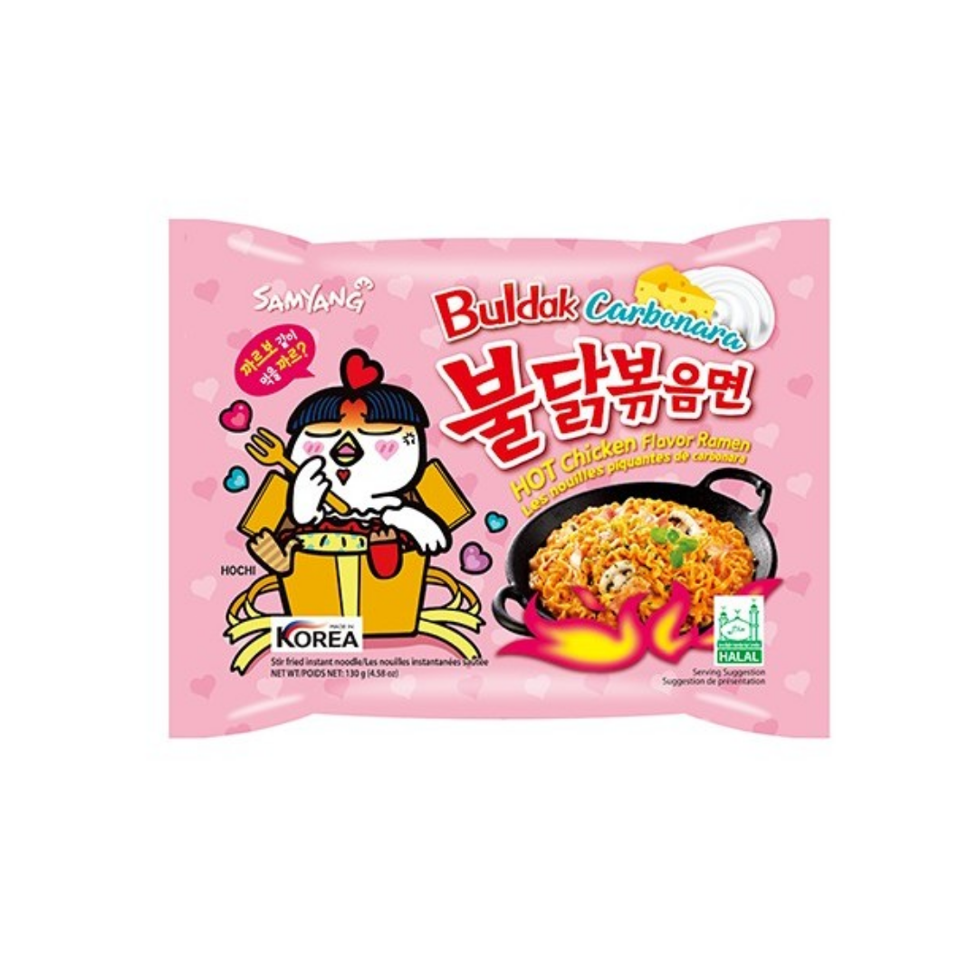Samyang Buldak Carbonara Ramen Piccante Coreano