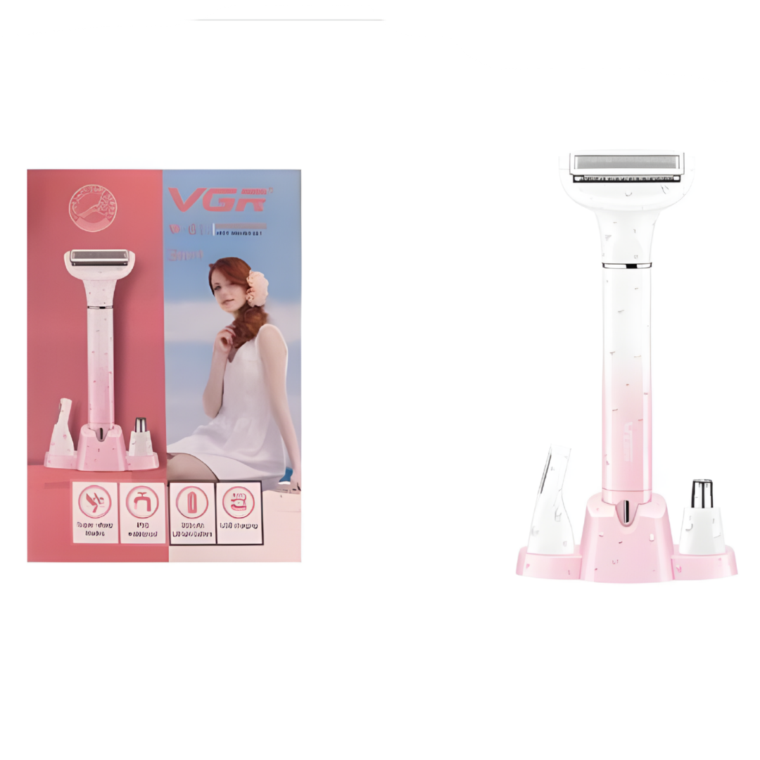 Rasoio Elettrico Donna V-611 Lady Shaver Set Ricaricabile
