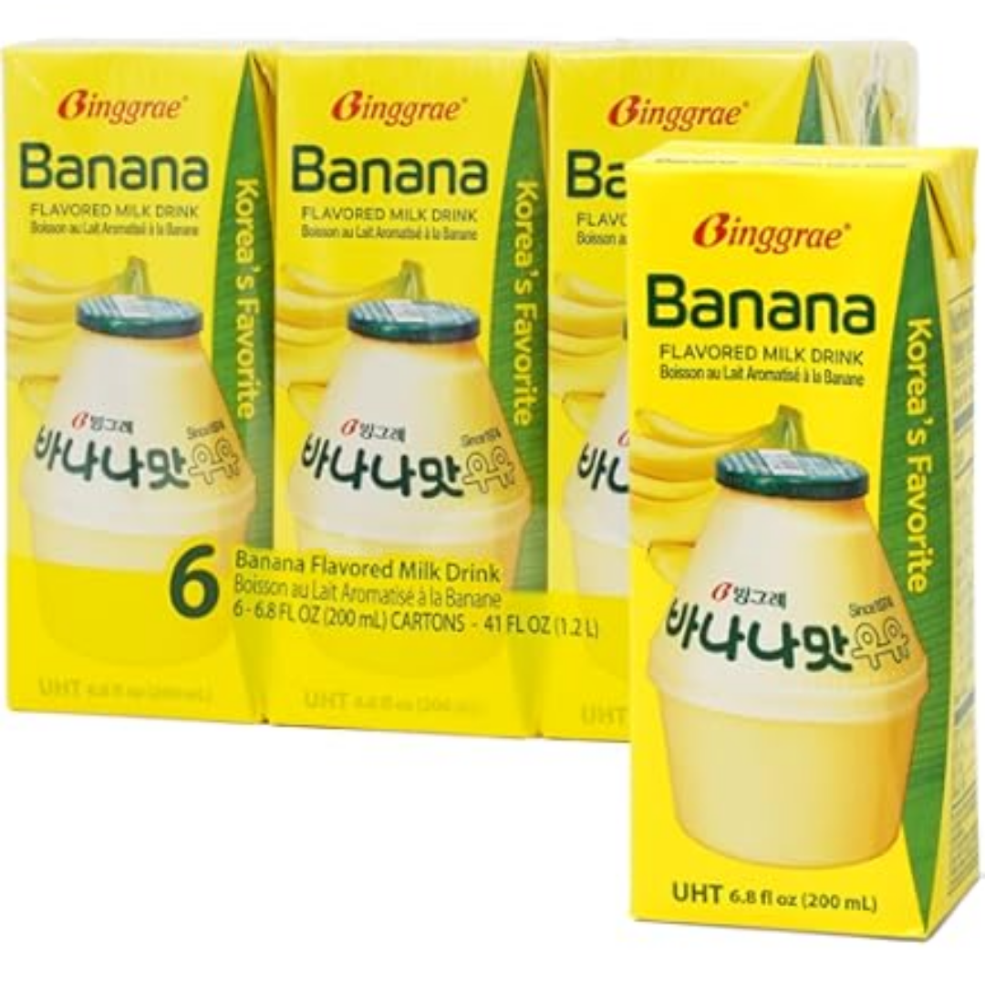 Binggrae Banana Milk – Bevanda Coreana al Latte e Banana