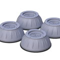 Set 4 Piedini Antivibrazione Universali per Lavatrice e Frigo