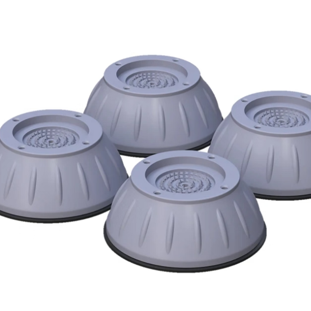 Set 4 Piedini Antivibrazione Universali per Lavatrice e Frigo