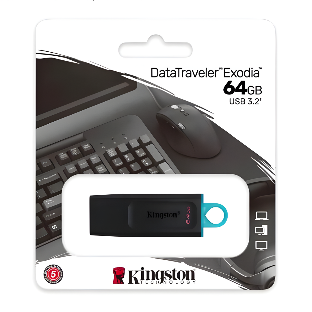 Chiavetta USB 64GB / 128GB 3.2 Exodia Memoria Flash