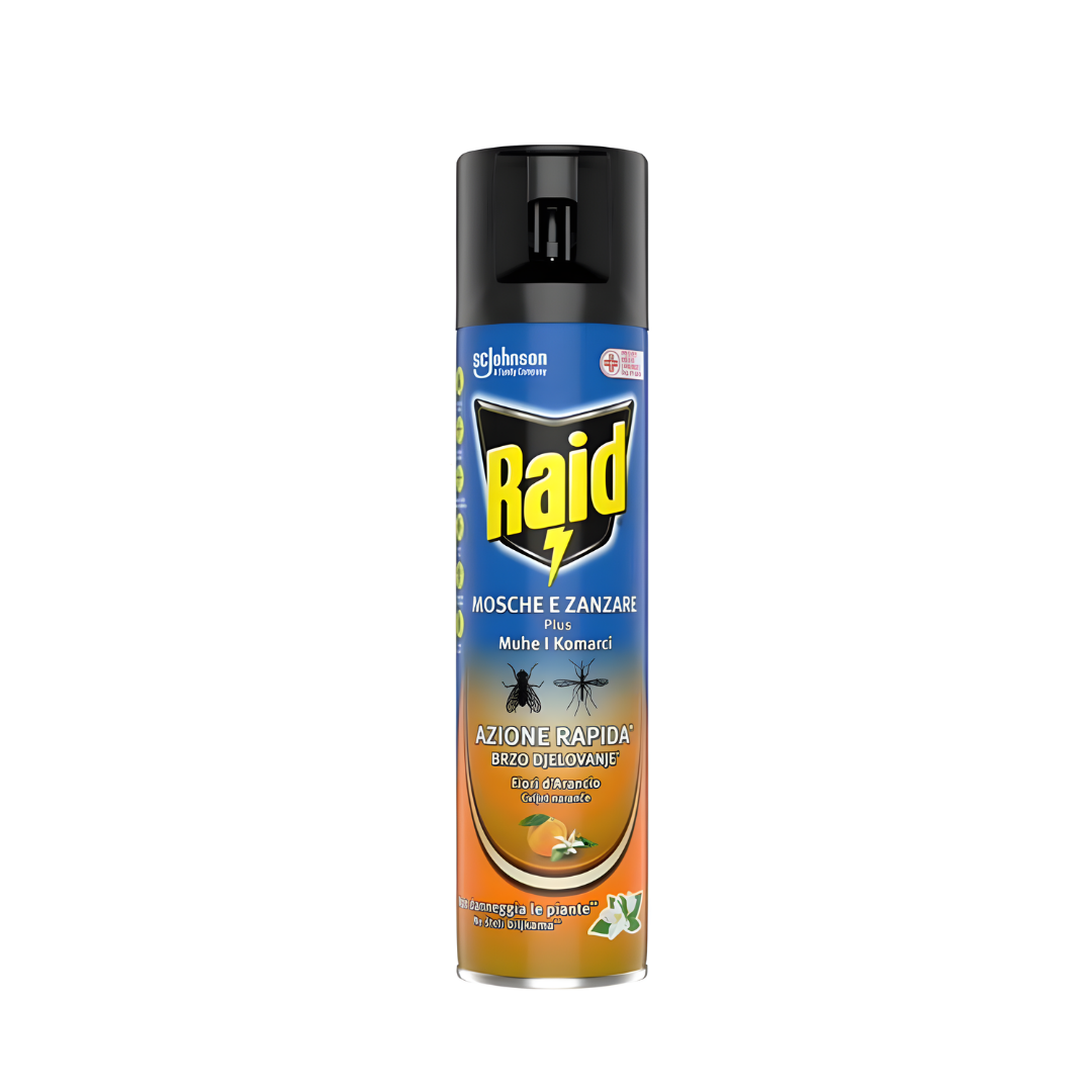 Insetticida Spray Mosche e Zanzare 400ml Azione Rapida