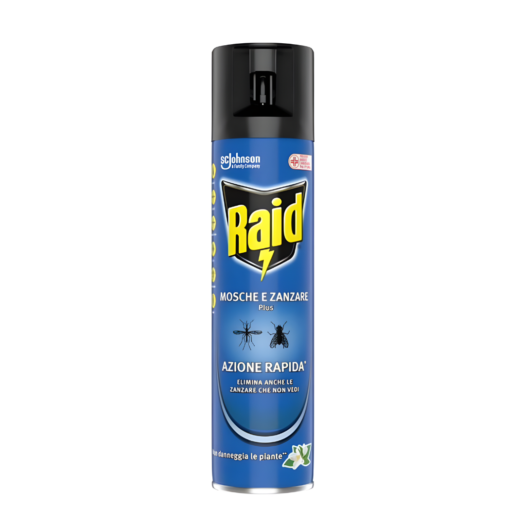 Insetticida Spray Mosche e Zanzare 400ml Azione Rapida