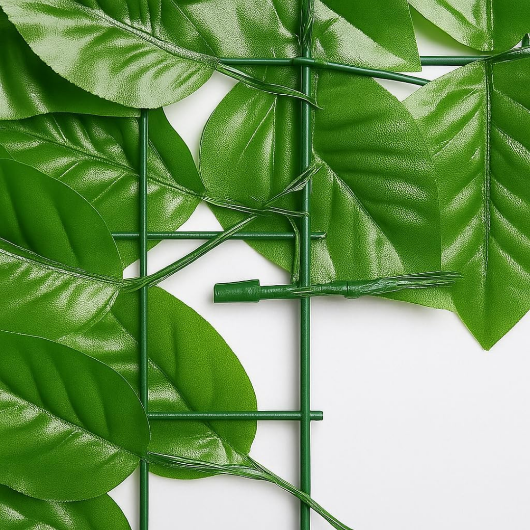 Siepe Finta Artificiale Rete Frangivista con Foglie