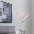 Applique LED da parete 6W moderna design incrociato luce calda 3000K